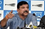 Sanjay Singh says BJP is making consiparicies to finish AAP Sanjay Singh says BJP is making consiparicies to finish AAP