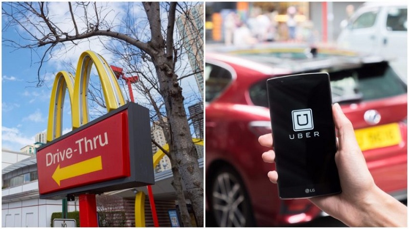 McDonald's announced of collaborating with ride-hailing app Uber McDonald's announced of collaborating with ride-hailing app Uber