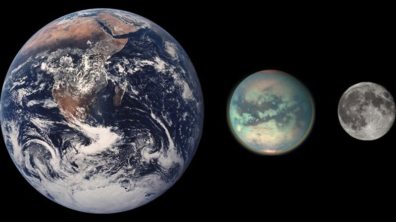 Saturn's moon Titan evolved more like Mars than Earth, show river maps Saturn's moon Titan evolved more like Mars than Earth, show river maps