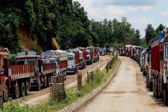 Mizoram remained cut off from the rest of the country by road Mizoram remained cut off from the rest of the country by road