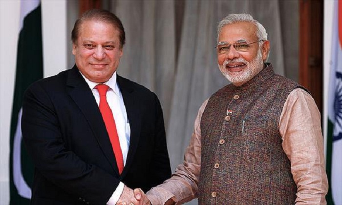 Prime Minister Narendra Modi met his Pakistani counterpart Nawaz Sharif Prime Minister Narendra Modi met his Pakistani counterpart Nawaz Sharif