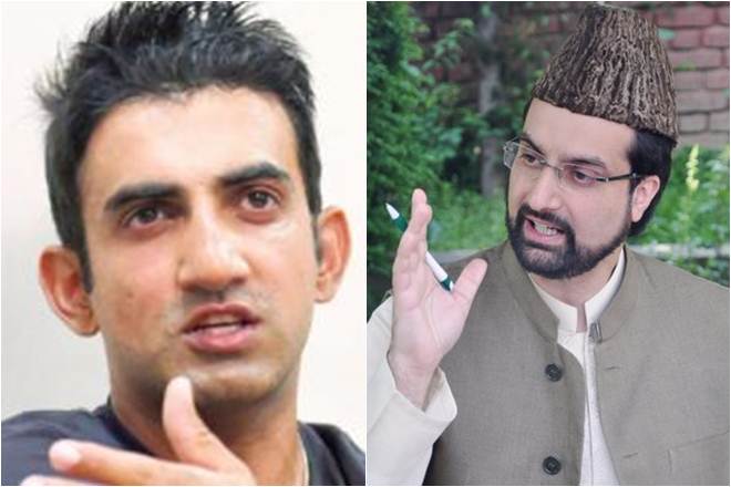 Gautam Gambhir slams Kashmiri separatist Mirwaiz Umar Farooq for lauding Pakistan Gautam Gambhir slams Kashmiri separatist Mirwaiz Umar Farooq for lauding Pakistan
