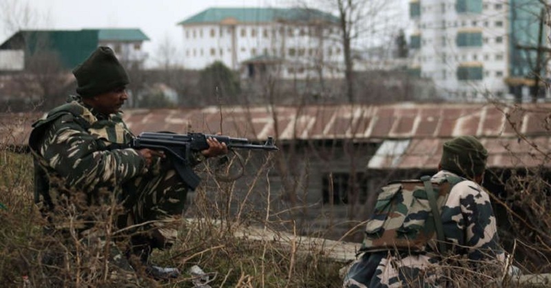 Two militants were killed on Wednesday in a gunfight Two militants were killed on Wednesday in a gunfight