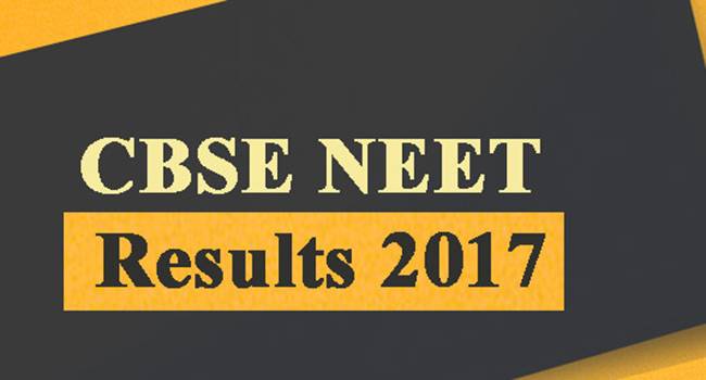 CBSE NEET Exam Results 2017 declared at cbseneet.nic.in;check your score here CBSE NEET Exam Results 2017 declared at cbseneet.nic.in;check your score here