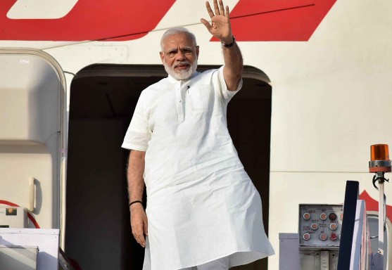 PM Narendra Modi leaves for three-nation tour of Portugal, US and The Netherlands PM Narendra Modi leaves for three-nation tour of Portugal, US and The Netherlands