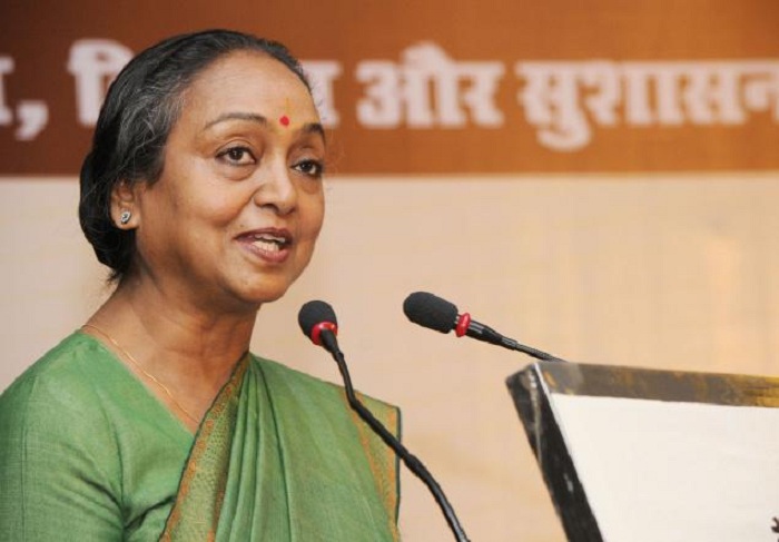 Opposition candidate Meira Kumar wondered why caste should be an issue in the Presidential election Opposition candidate Meira Kumar wondered why caste should be an issue in the Presidential election
