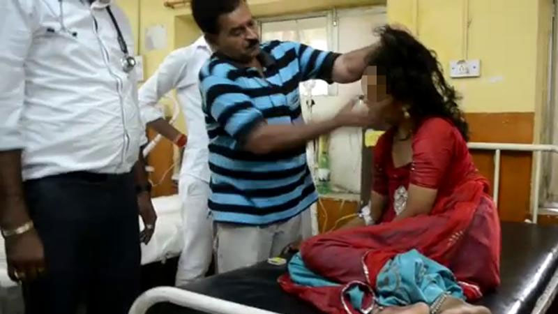 Jaipur Doctor treating 'possessed' woman via slap therapy Jaipur Doctor treating 'possessed' woman via slap therapy