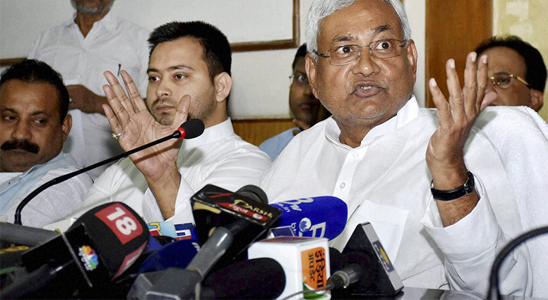 Bihar Political Crisis: Tejashwi Yadav skips official event with CM Nitish Kumar Bihar Political Crisis: Tejashwi Yadav skips official event with CM Nitish Kumar
