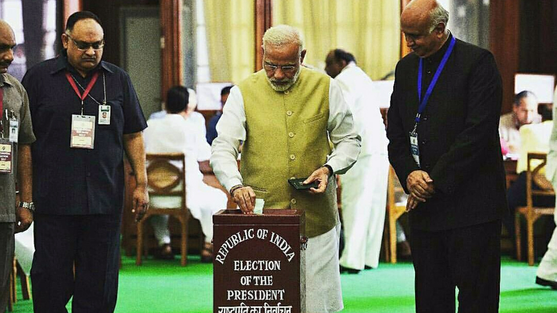 14th President of India: PM Modi, Amit Shah cast votes 14th President of India: PM Modi, Amit Shah cast votes