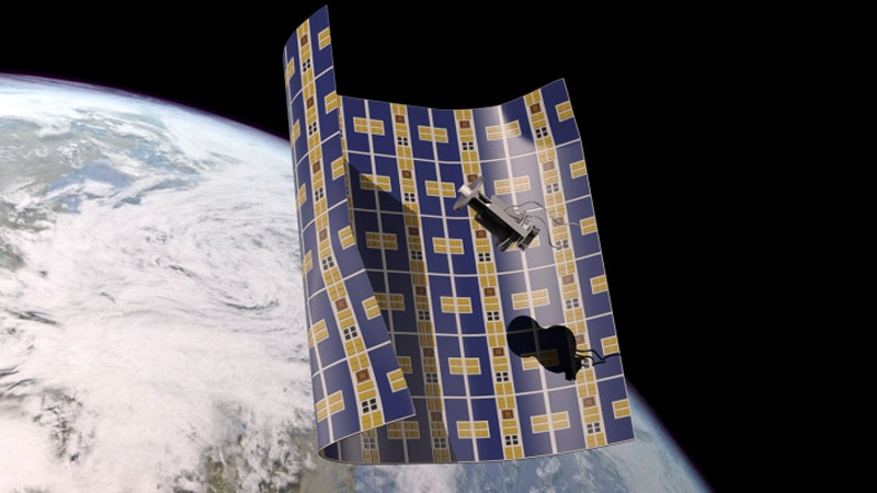 Super thin spacecraft to collect and destroy space junk Super thin spacecraft to collect and destroy space junk