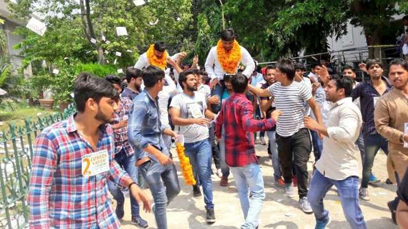 DUSU Election Results 2017: NSUI wins three out of four top positions DUSU Election Results 2017: NSUI wins three out of four top positions