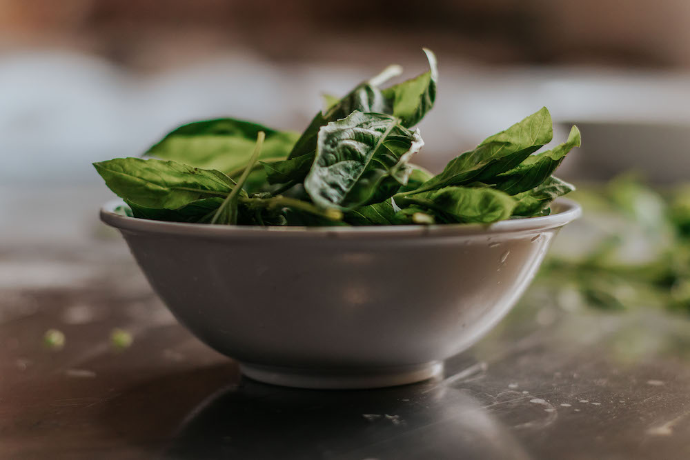 Green leafy vegetables