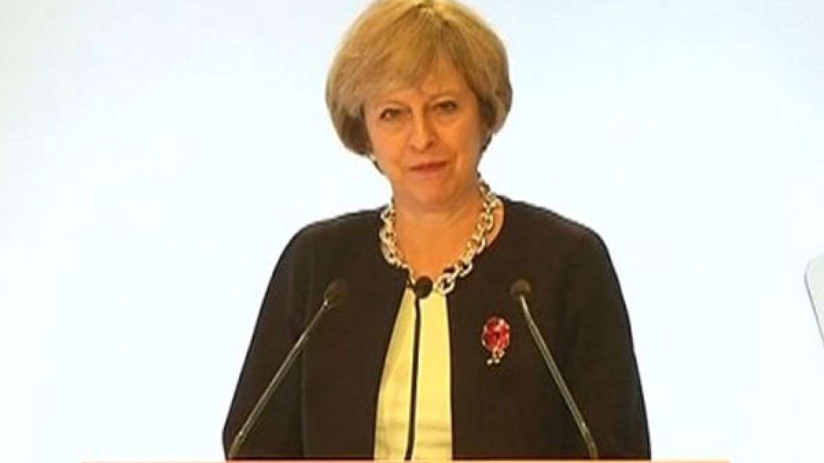 British Prime Minister Theresa May in India British Prime Minister Theresa May in India