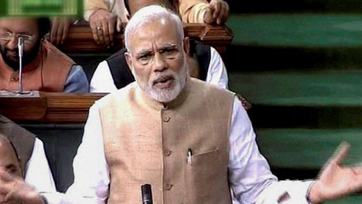Prime Minister Narendra Modi in Lok Sabha Prime Minister Narendra Modi in Lok Sabha