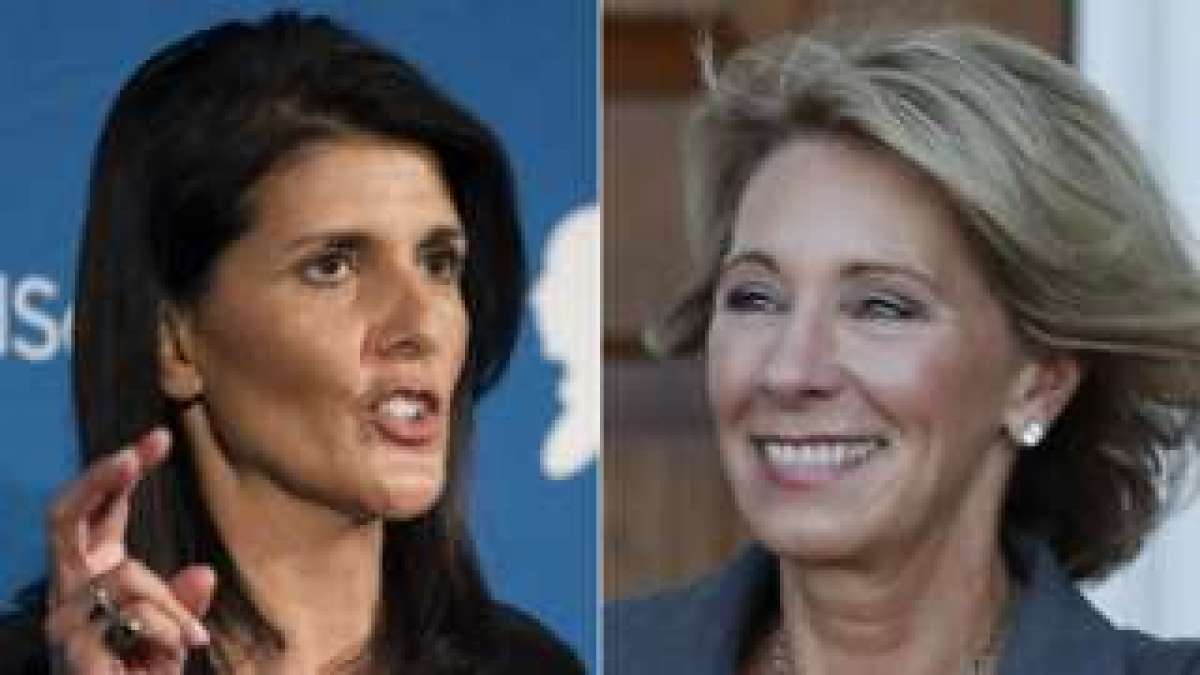 Nikki Haley- Betsy DeVos Nikki Haley- Betsy DeVos