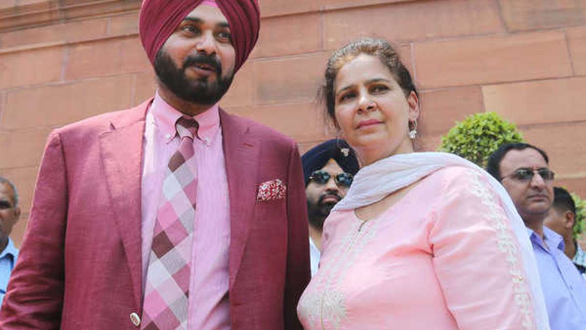 Navjot Singh Sidhu with his wife Navjot Kaur Sidhu Navjot Singh Sidhu with his wife Navjot Kaur Sidhu