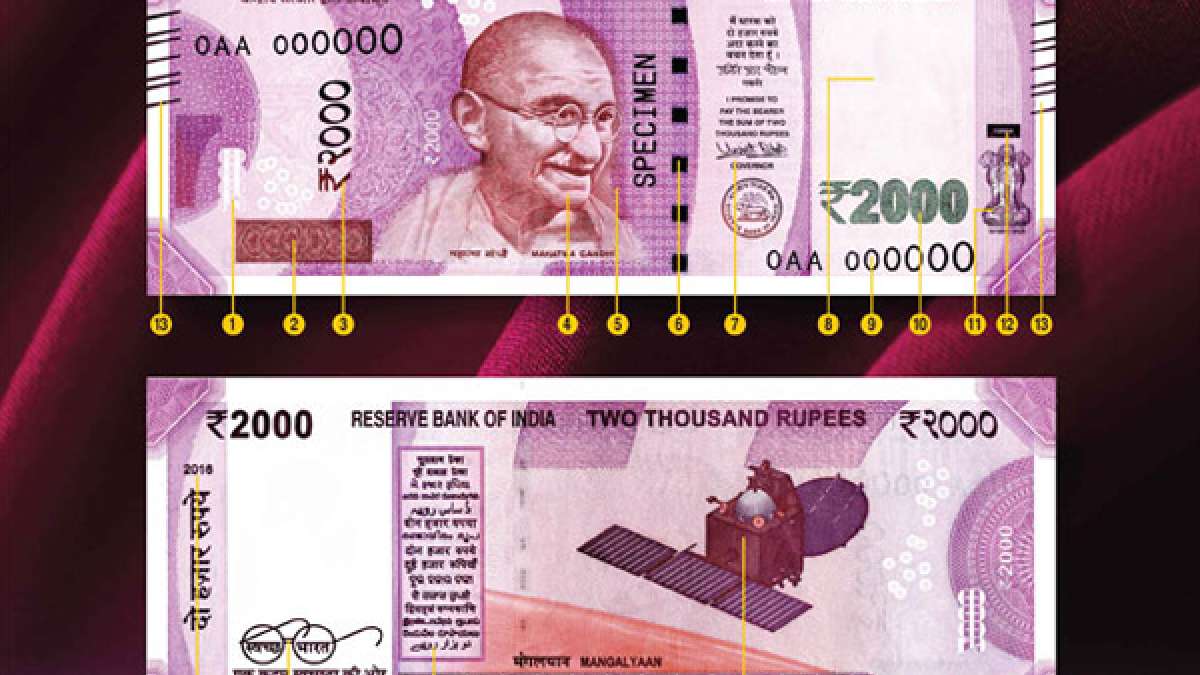 New Rs 2000 currency and its security features New Rs 2000 currency and its security features