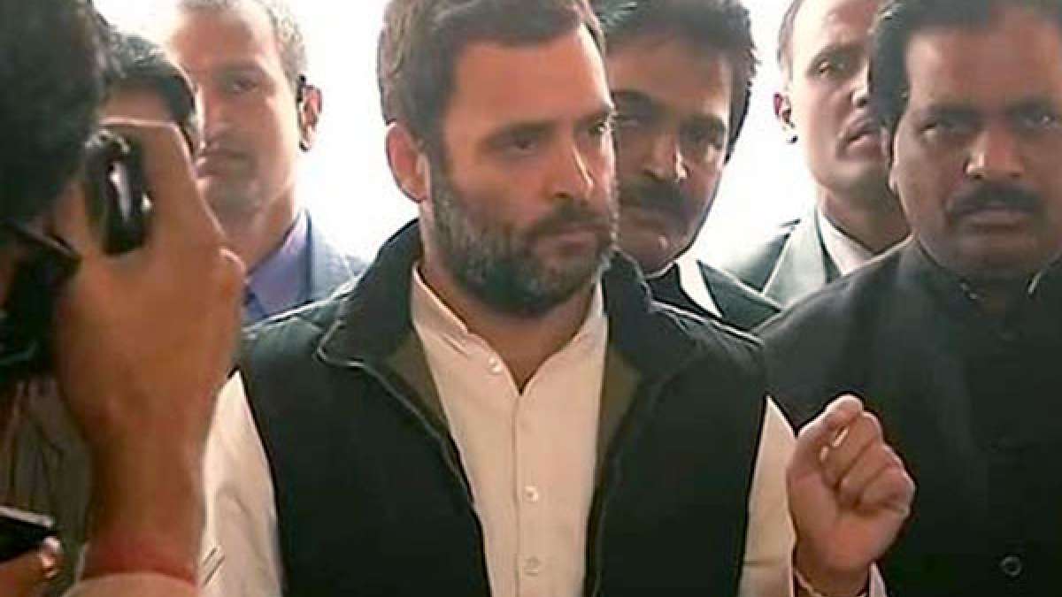 Rahul Gandhi speaking with reporters Rahul Gandhi speaking with reporters