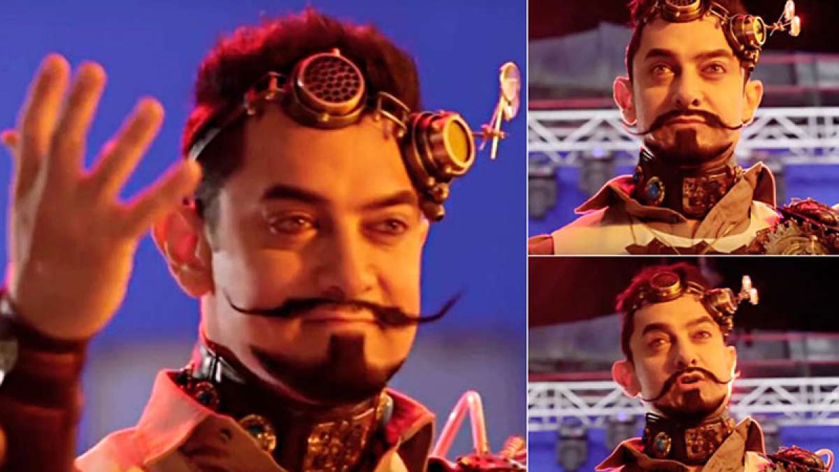 Aamir Khan's look in 'secret superstar' Aamir Khan's look in 'secret superstar'