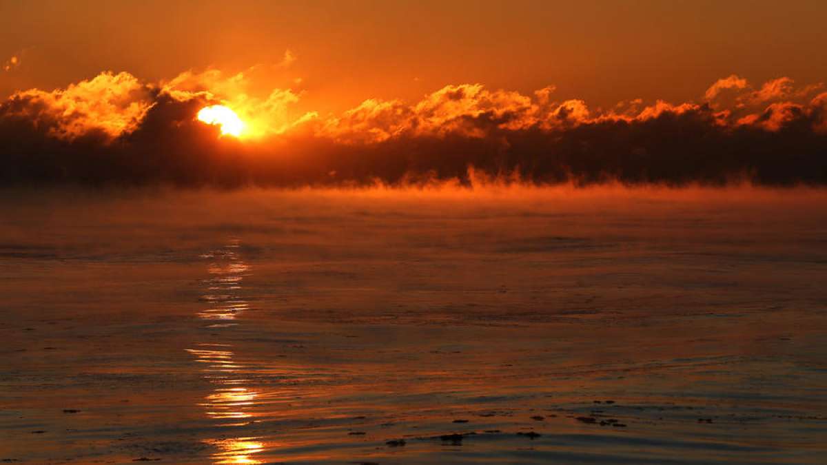 Sea smoke (Pic by Chris Walker) Sea smoke (Pic by Chris Walker)