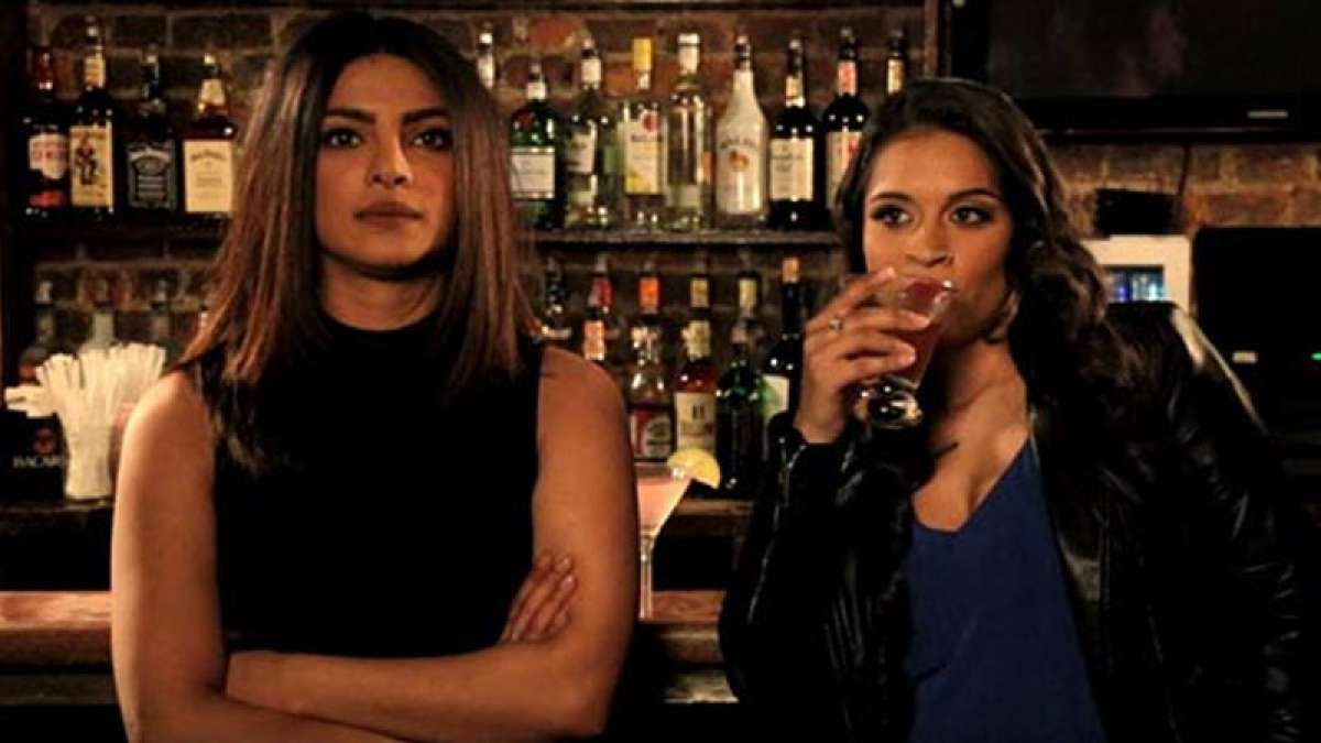 Priyanka Chopra with Lilly Singh in a video Priyanka Chopra with Lilly Singh in a video