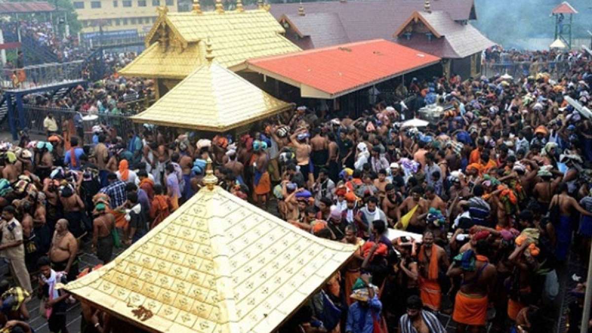 Stampede at Sabrimala temple after railing falls Stampede at Sabrimala temple after railing falls