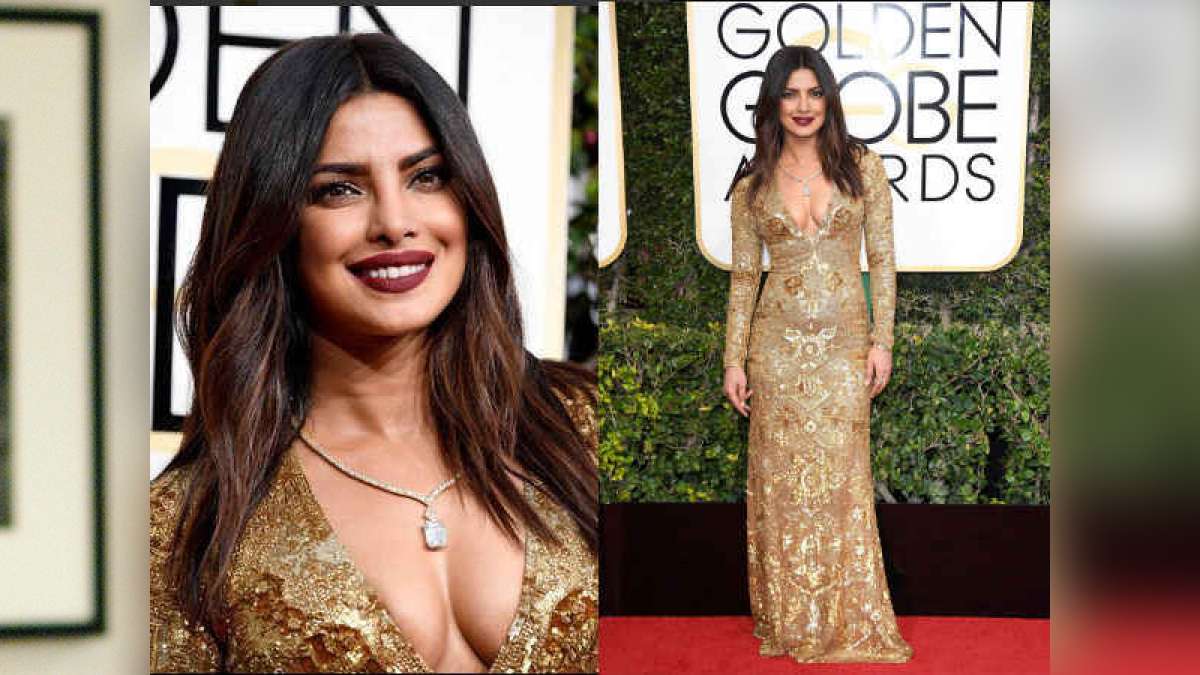 Bollywood actress Priyanka Chopra at Golden Globe Awards Bollywood actress Priyanka Chopra at Golden Globe Awards