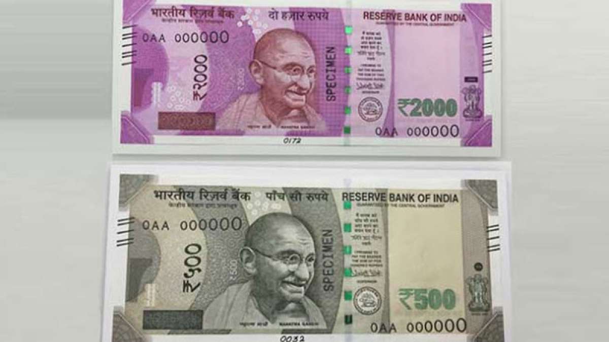 New Indian currency notes New Indian currency notes