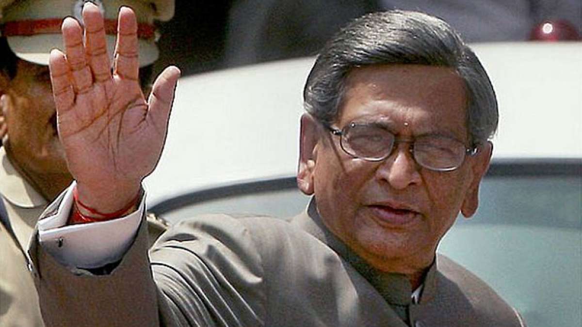 Veteran Congress leader SM Krishna quits party Veteran Congress leader SM Krishna quits party