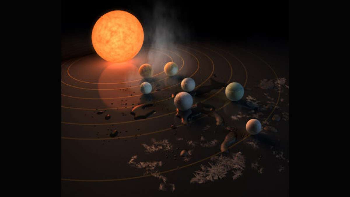 Astronomers discover 7 Earth-like planets orbiting nearby star Astronomers discover 7 Earth-like planets orbiting nearby star