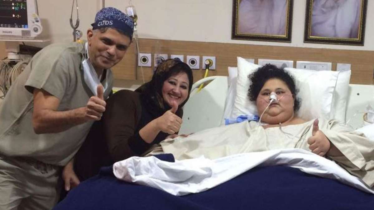 World’s heaviest woman Eman Ahmed weight brought down to 358 kgs World’s heaviest woman Eman Ahmed weight brought down to 358 kgs