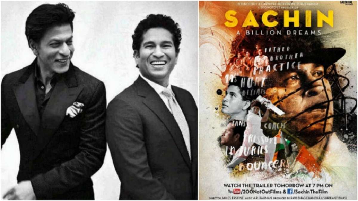 Shah Rukh Khan wished Sachin good luck for the film, and called him his "guiding light" Shah Rukh Khan wished Sachin good luck for the film, and called him his "guiding light"