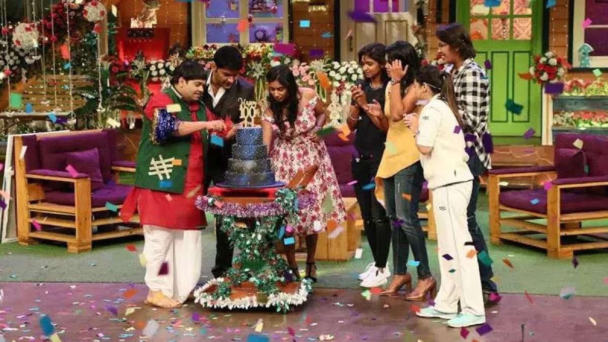 Kapil Sharma celebrating 100 episodes Kapil Sharma celebrating 100 episodes