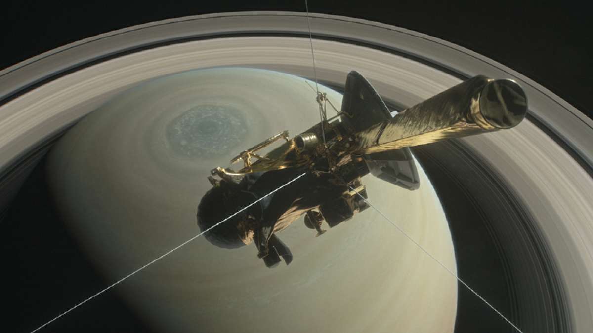 NASA Cassini over Saturn (Image: NASA) NASA Cassini over Saturn (Image: NASA)