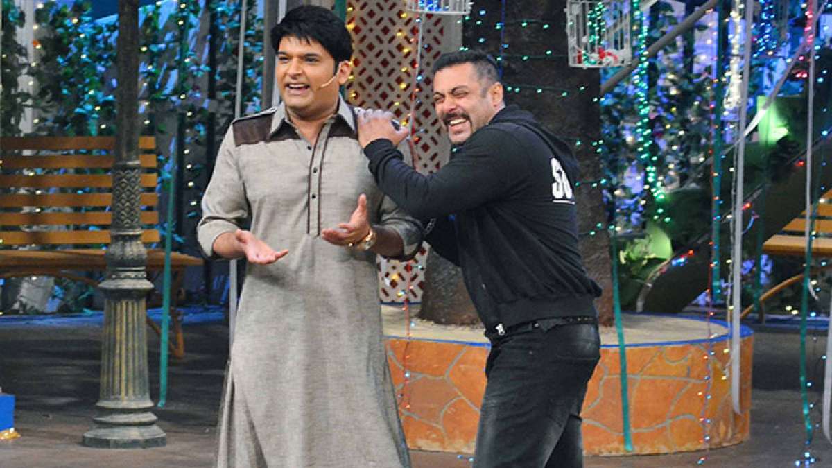 Kapil Sharma with Salman Khan Kapil Sharma with Salman Khan