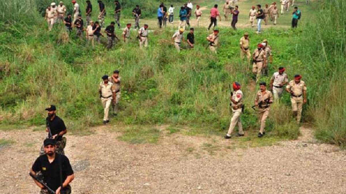 Punjab Police and other security agencies launched a search operation in areas of Pathankot and Gurdaspur Punjab Police and other security agencies launched a search operation in areas of Pathankot and Gurdaspur