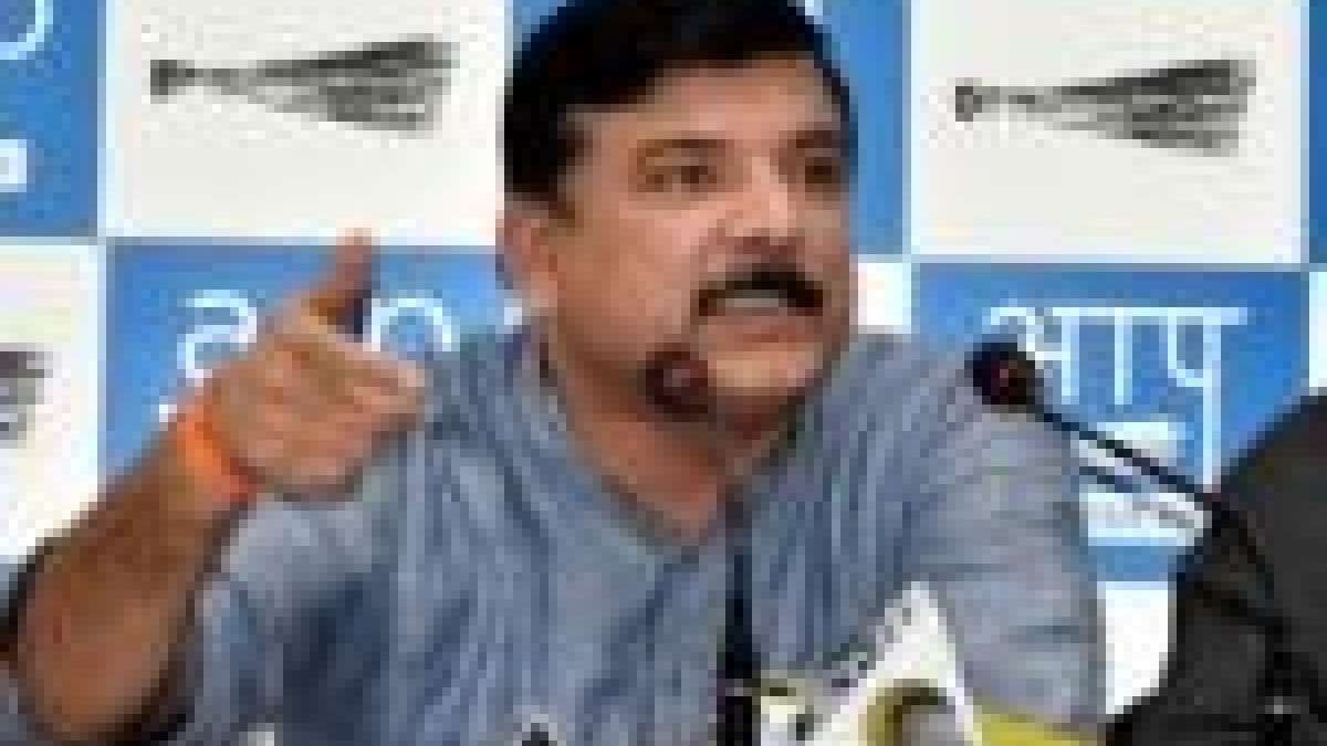 Sanjay Singh says BJP is making consiparicies to finish AAP Sanjay Singh says BJP is making consiparicies to finish AAP