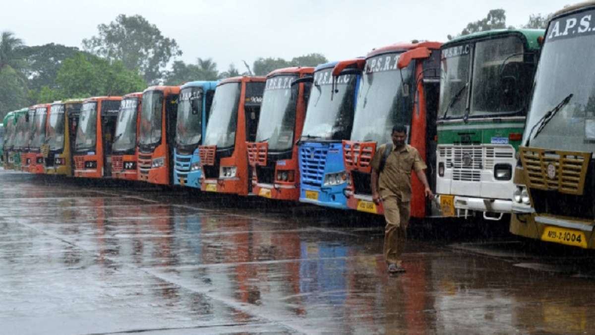Thousands of commuters in Tmail Nadu were stranded on Monday Thousands of commuters in Tmail Nadu were stranded on Monday