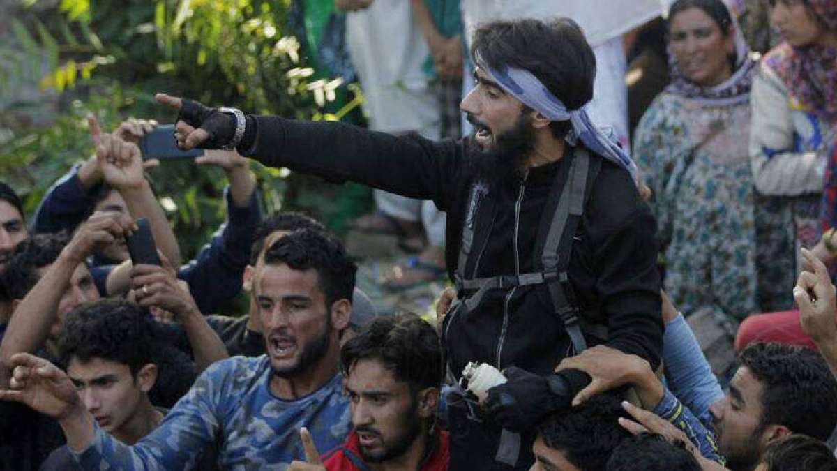 Hizb-ul-Mujahideen terrorist Danish Ahmed surrenders in J&K Hizb-ul-Mujahideen terrorist Danish Ahmed surrenders in J&K