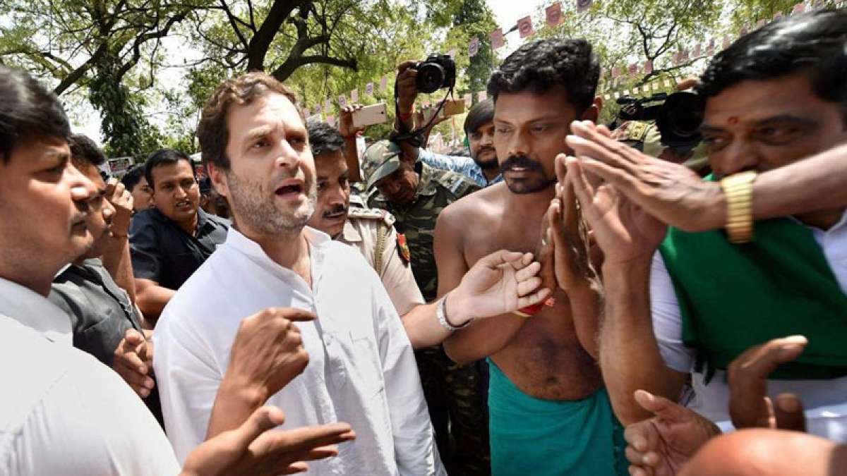Rahul Gandhi accuses Modi of favouring rich, ignoring farmers Rahul Gandhi accuses Modi of favouring rich, ignoring farmers