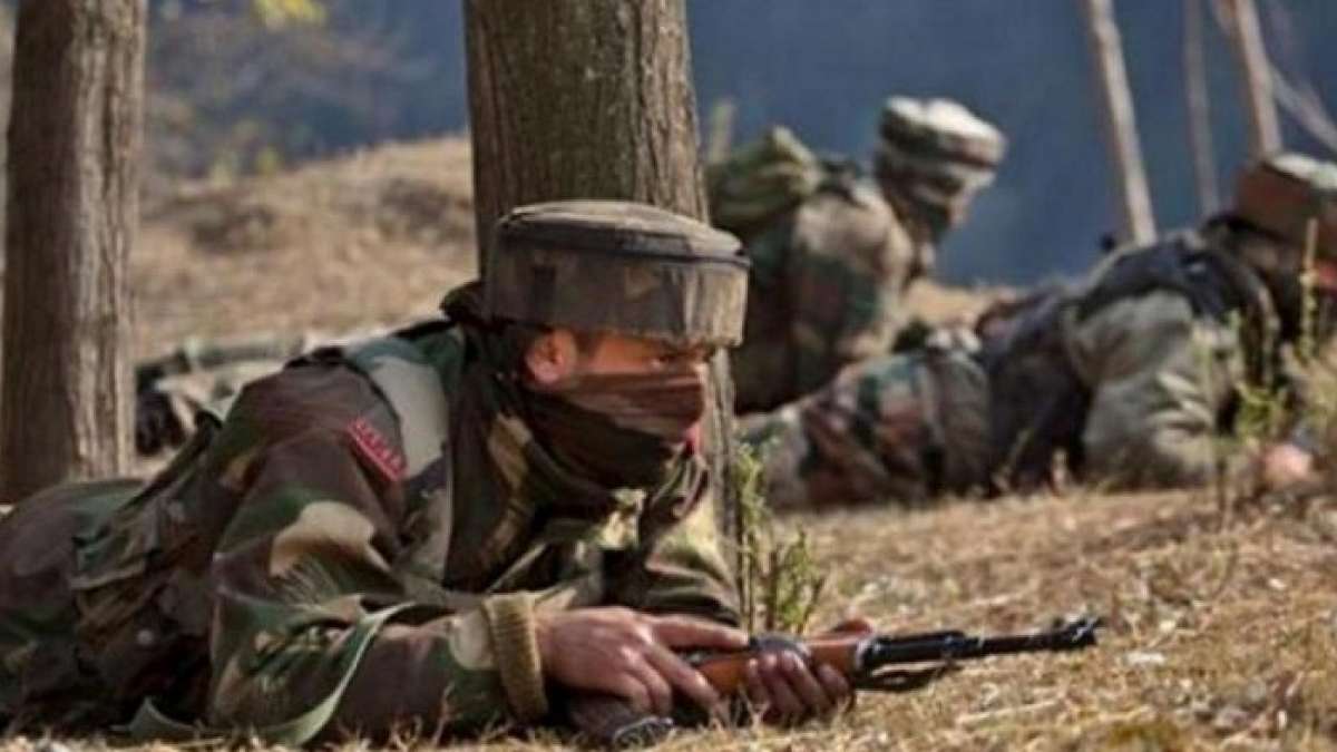 Standoff continued following a cross-firing between security forces and holed-up militants in J&K Standoff continued following a cross-firing between security forces and holed-up militants in J&K