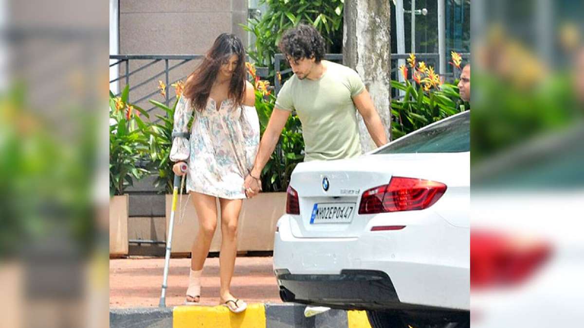 Tiger Shroff with Disha Patani Tiger Shroff with Disha Patani