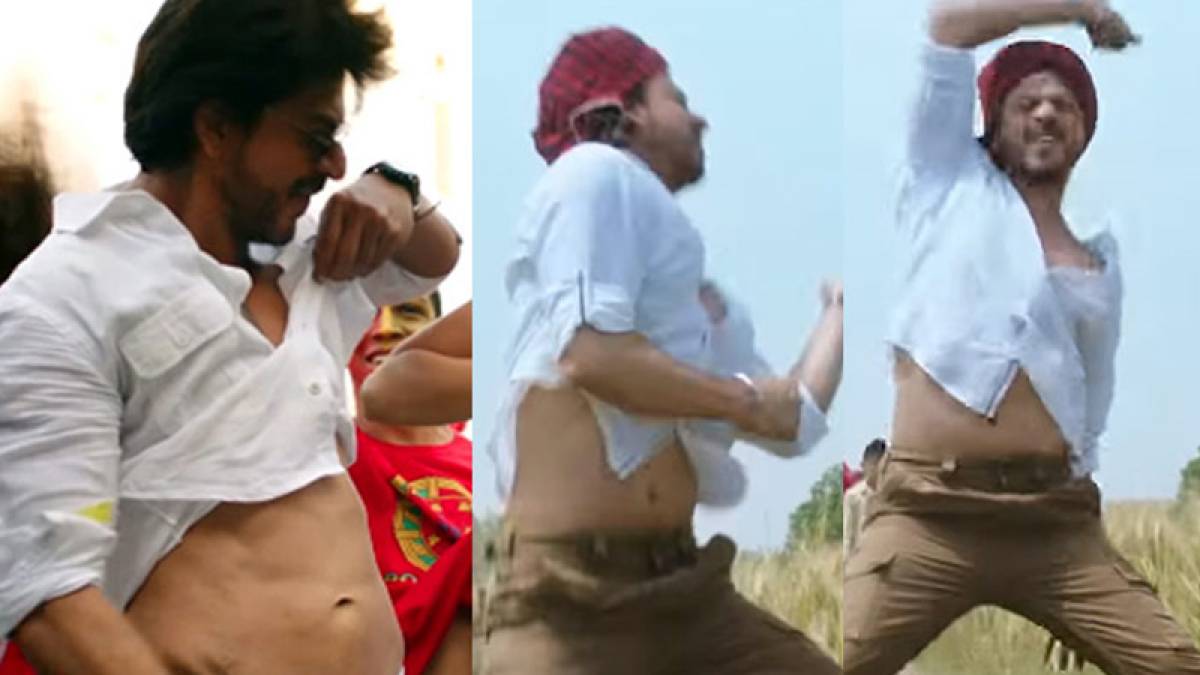 Shah Rukh Khan's abs disappears with Butterfly Shah Rukh Khan's abs disappears with Butterfly