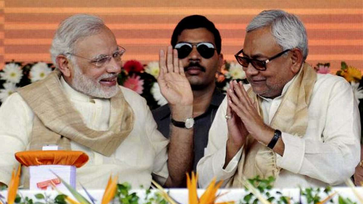 Nitish Kumar with Prime Minister Narendra Modi Nitish Kumar with Prime Minister Narendra Modi