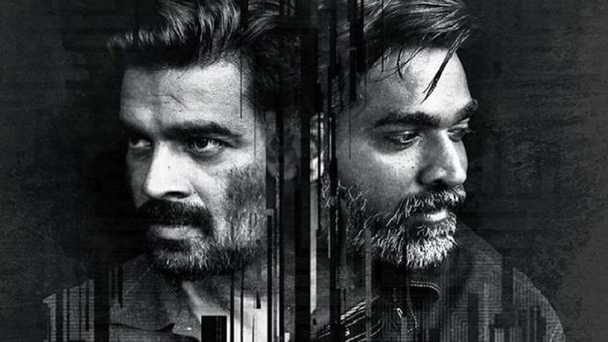 R Madhavan and Vijay in Vikram Vedha movie poster R Madhavan and Vijay in Vikram Vedha movie poster