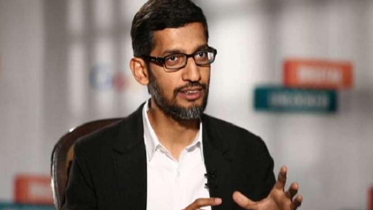 Sundar Pichai finally addressed a coding event for girls on the campu Sundar Pichai finally addressed a coding event for girls on the campu