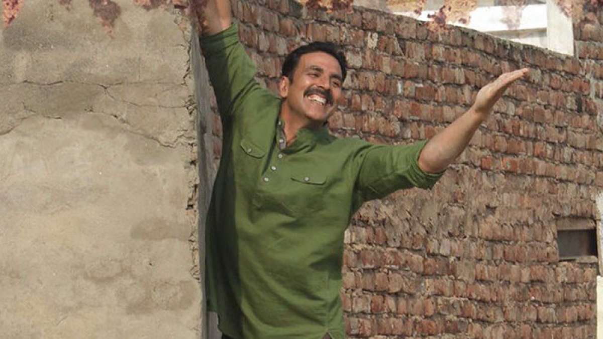 Akshay Kumar in a still from Toilet: Ek Prem Katha Akshay Kumar in a still from Toilet: Ek Prem Katha