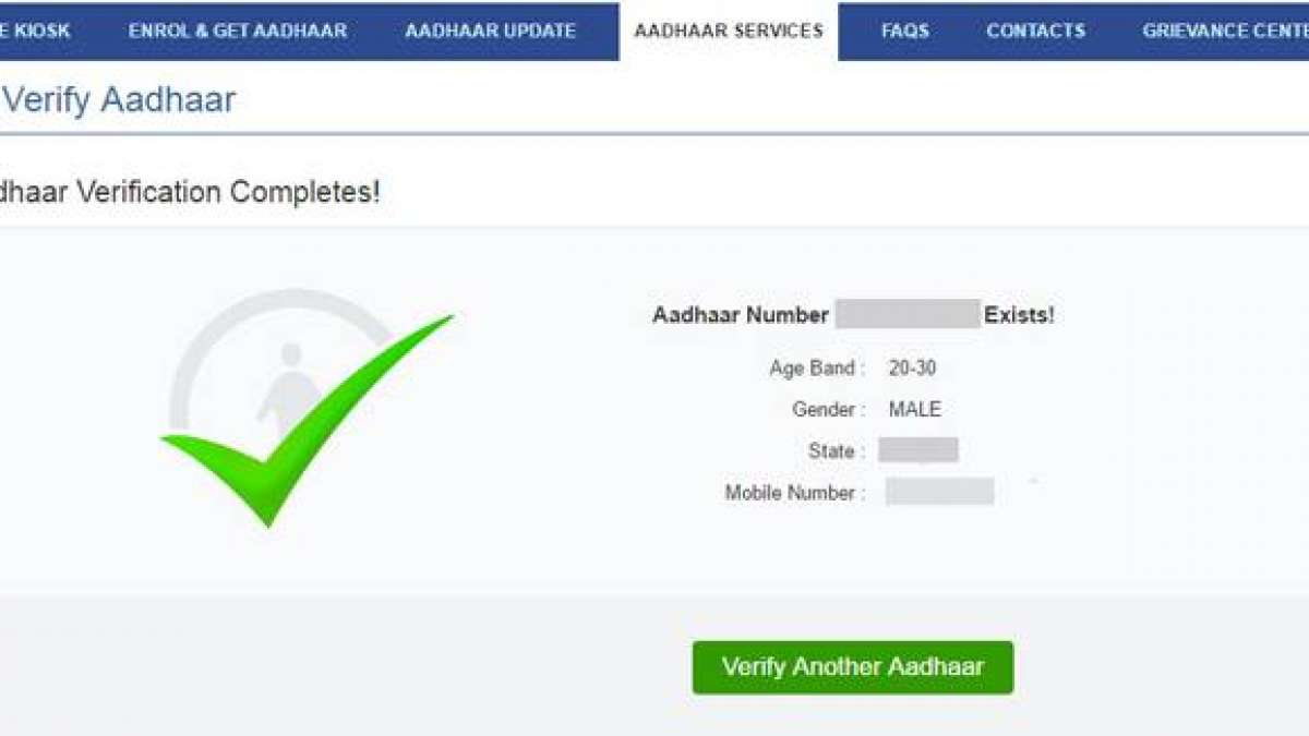 Aadhaar card in India Aadhaar card in India