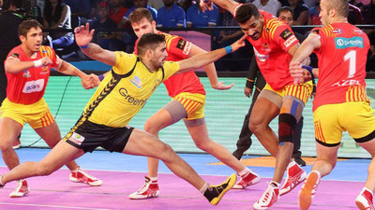 Pro Kabaddi League 2017: Gujarat outclass Hyderabad in PKL contest Pro Kabaddi League 2017: Gujarat outclass Hyderabad in PKL contest