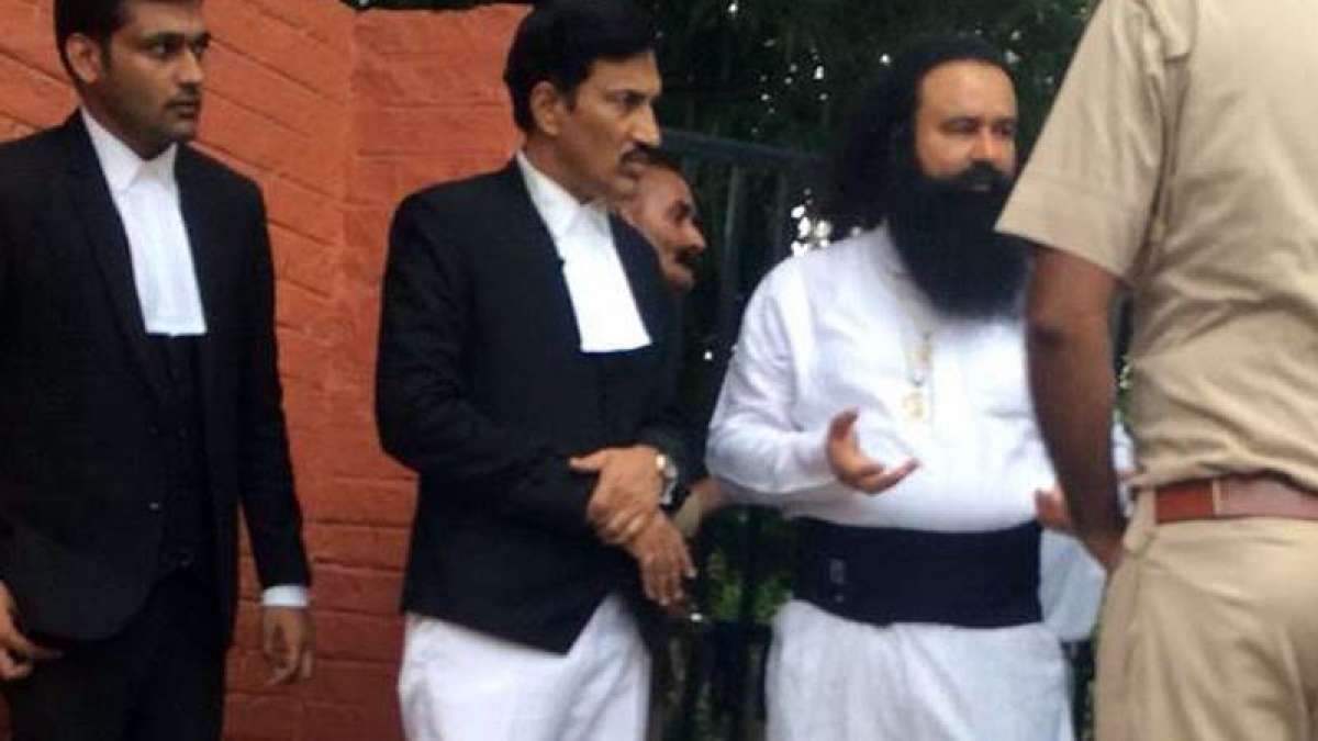 Gurmeet Ram Rahim appears before CBI Court in murder cases Gurmeet Ram Rahim appears before CBI Court in murder cases